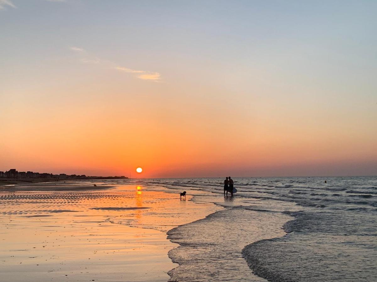 A Casa Mia Plage Hermanville-sur-Mer Esterno foto
