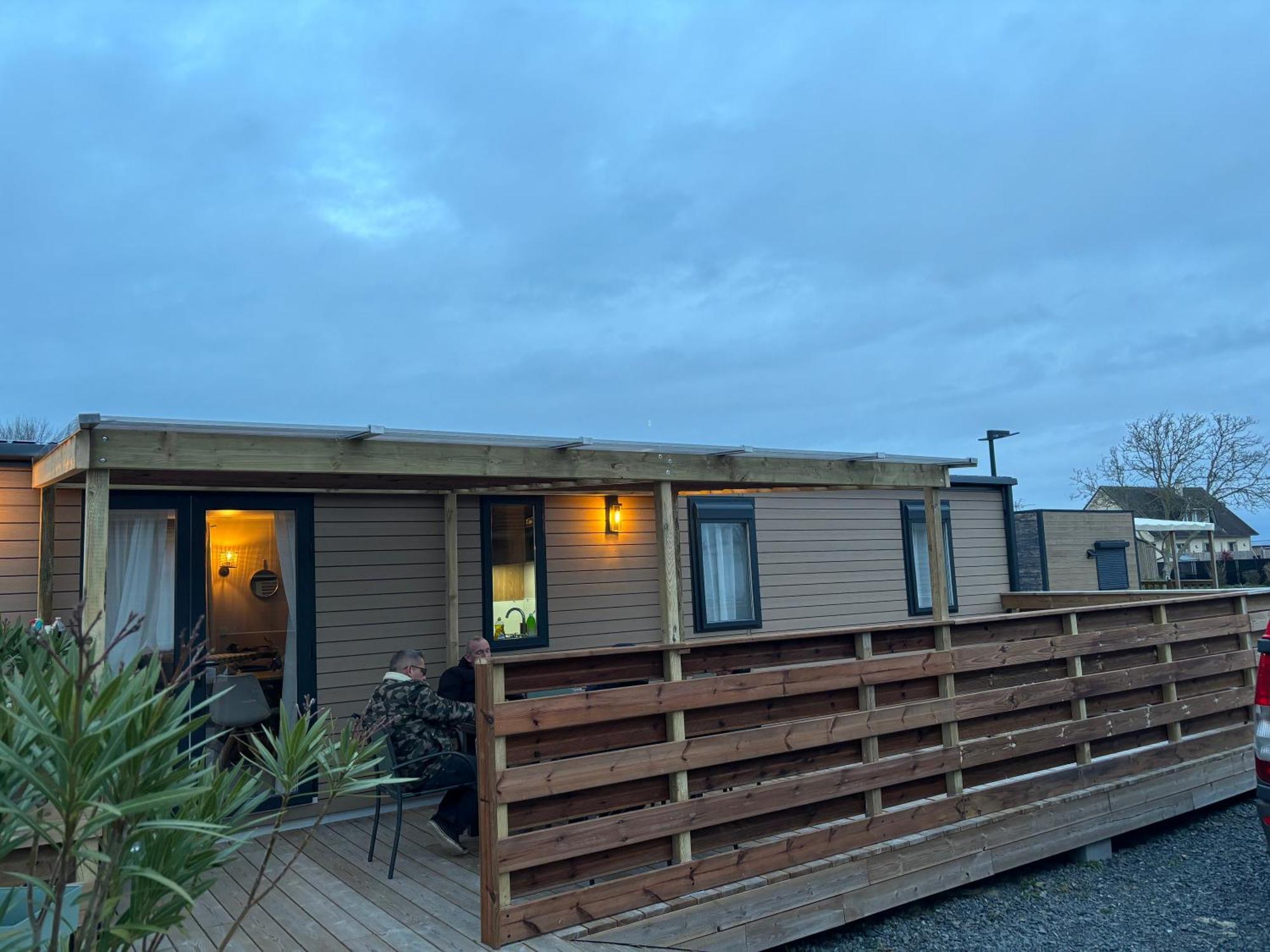 A Casa Mia Plage Hermanville-sur-Mer Esterno foto